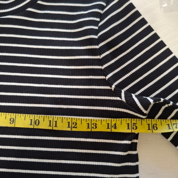 Macy's On 34TH Women's Mock Neck Elbow-Sleeve Top Sz Sm - Picture 8 of 13